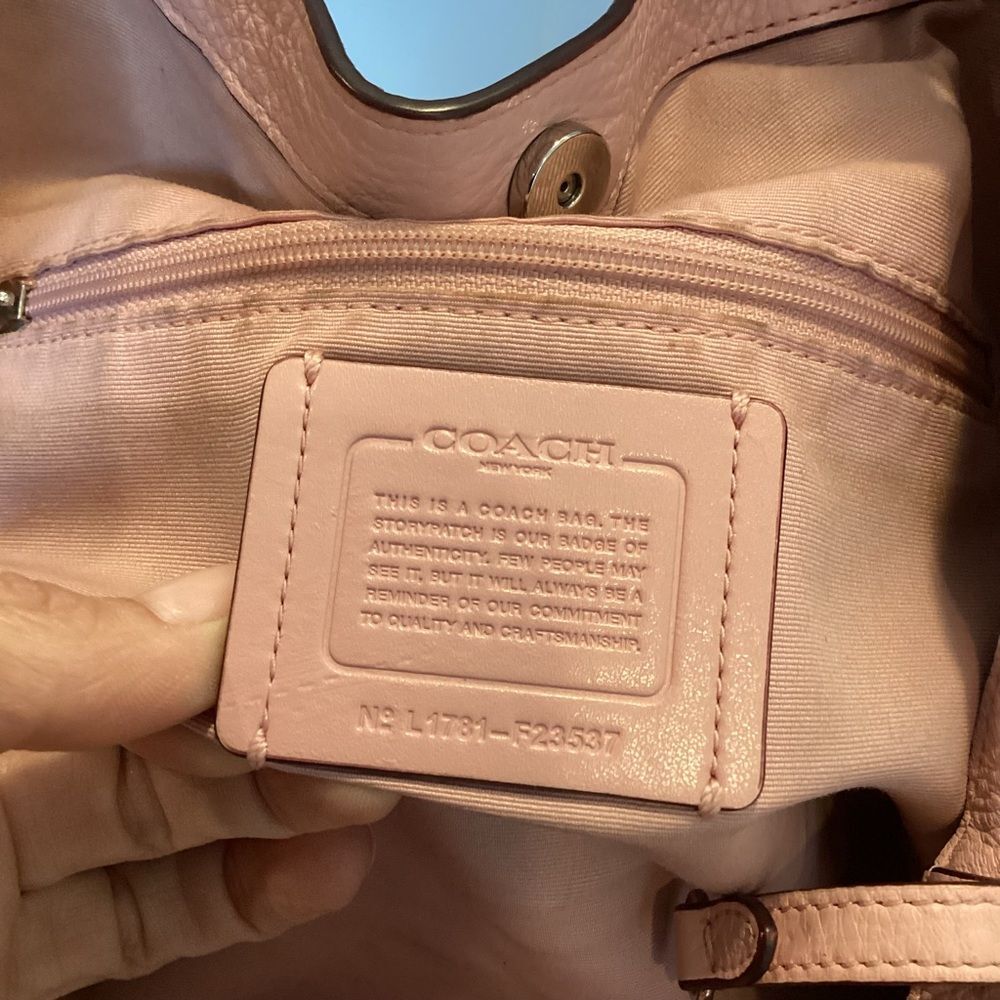 Coach Bag Purse Handbag Leather Pocketbook Lexy Crossbody Pebbled Shoulder Pink - Picture 12 of 13